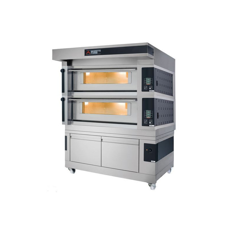 Moretti Forni Electric Oven Seriep P Double Deck Oven On Stand Comp