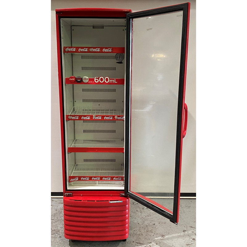 UPRIGHT SINGLE GLASS DOOR DRINKS FRIDGE