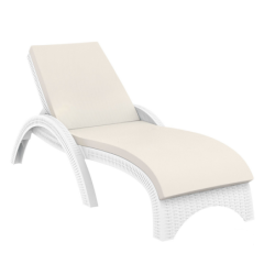 Furnlink Fiji Sunlounger with Beige Cushion by Siesta