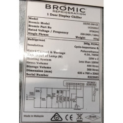 EX-Display Bromic UC0500LF Single Door F