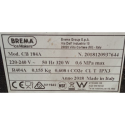 Brema CB184A Ice Maker CB Series USED