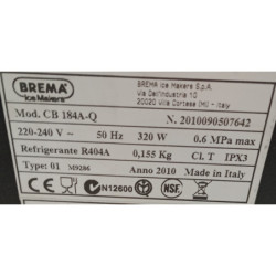 Brema CB184A USED Ice Maker CB Series