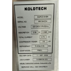 EX-DEMO Koldtech SQRCD-9-BA Cake Display