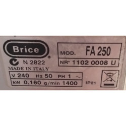 Brice Used FA250 Meat Slicer 210mm