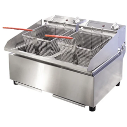 Woodson Double Basket Deep Fryer 8LT – W.FRT80