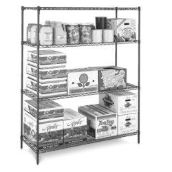 METRO Super Erecta Metroseal 3™ 4 Tier Wire Shelving