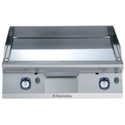 Electrolux 700XP Gas Fry Tops with Smooth Chrome Plated Plate 800mm E7FTGHCS00