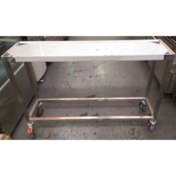 Stainless Steel Mobile Work Bench 1300mm wide New