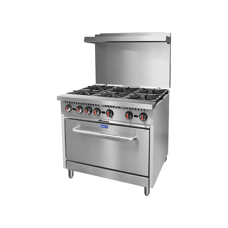 F.E.D Gasmax 6 Burner with Oven GBS6T