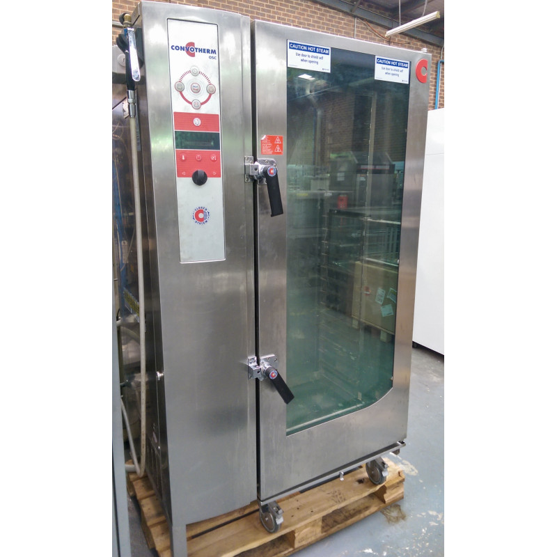 Used CONVOTHERM 20 Tray Combi Oven with Roll-in 20 Tray Rack OSC 20.10