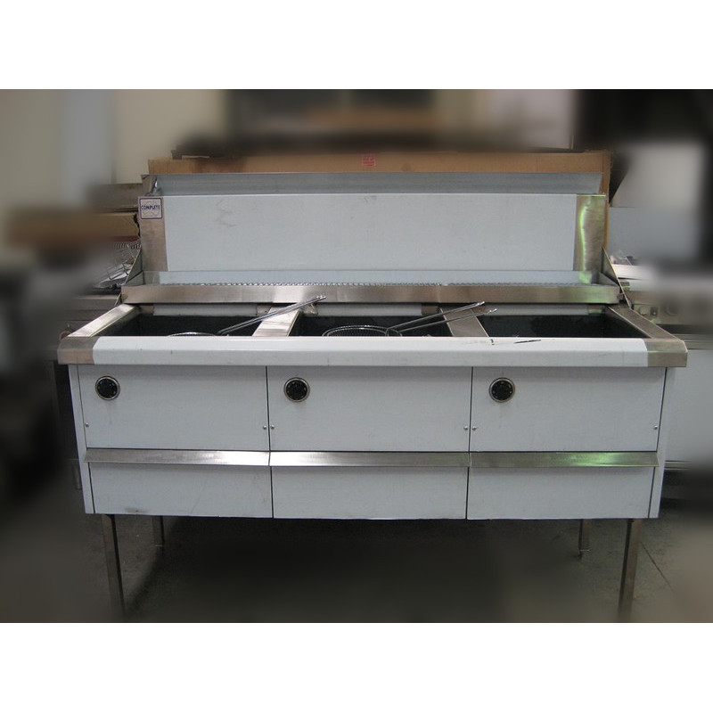 Complete WFS2/18 Two Pan Fish and Chips Deep Fryer 20 Liter Per Pan