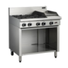 Complete BB-4/12G CHG300 Four Burner Cook Top and 300mm Char Grill /300mm Grill Plate Combination