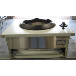 Complete WTB-1/BB-2 WTBF-1/BB-2  Single Hole and Two Burner Standard Wok Table 