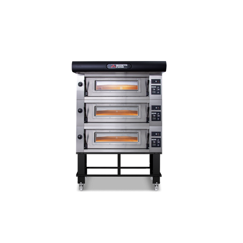 MORETTI FORNI COMP D/3/S Amalfi Triple Deck Oven on Stand