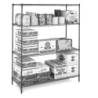 METRO Super Erecta Metroseal 3™ Stainless Steel Single Shelves