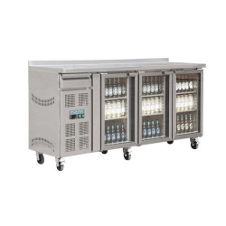 POLAR - CK491-A - Polar 3 Door Premium Bar fridge