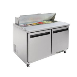 POLAR - GD882-A  - Polar 2 Door Preparation Counter Stainless Steel 