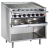 Magikitchn 600 Series Radiant Grill/ Charbroiler 7 Burners  (Floor Model) - FM-636-RMB