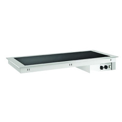 EMAINOX - Elegance Drop-In Heated Ceramic Glass Hotplates.