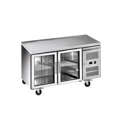 EXQUISITE - USC260G - COMMERCIAL KITCHEN UNDERBENCH CHILLER WITH GLASS DOORS