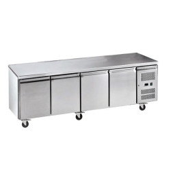 EXQUISITE - SSC550H - COMMERCIAL KITCHEN SNACK SIZE UNDER-BENCH CHILLER WITH SOLID DOORS