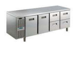 ALPENINOX - SB Line 2 Door & 4 Drawer Refrigerated Counter , 560lt (-2/+10) - RCSN4M24