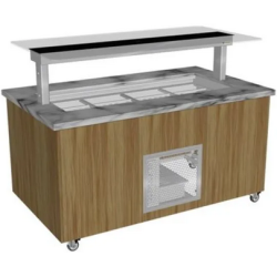 Culinaire  Mobile Refrigerated Island Bu