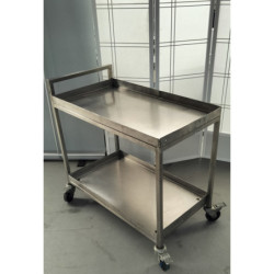 Stainless Steel 2 Tier Service Trolley