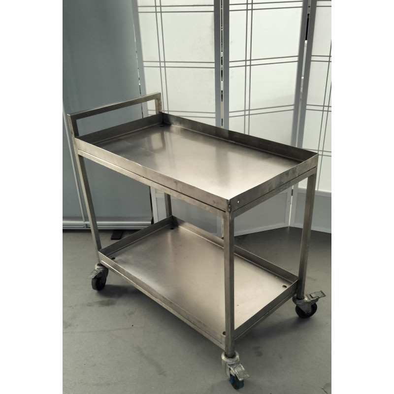 Stainless Steel 2 Tier Service Trolley