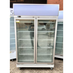 EX-DISPLAY Bromic UF1000LF Upright Display Freezer Flat Glass Door 976L LED