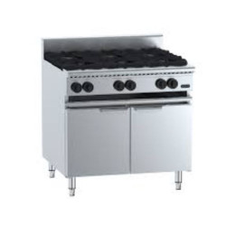 B+S COMMERCIAL KITCHENS -  Verro Six Burner Boiling Top  - VHBT-SB6 