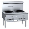 B+S COMMERCIAL KITCHENS -  K+ Double Hole Waterless Wok Table  - UFWWK-2 