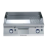 Electrolux 700XP Gas Fry Tops with 1/3 Ribbed Chrome Plated  Plate 800mm E7FTGHCP00