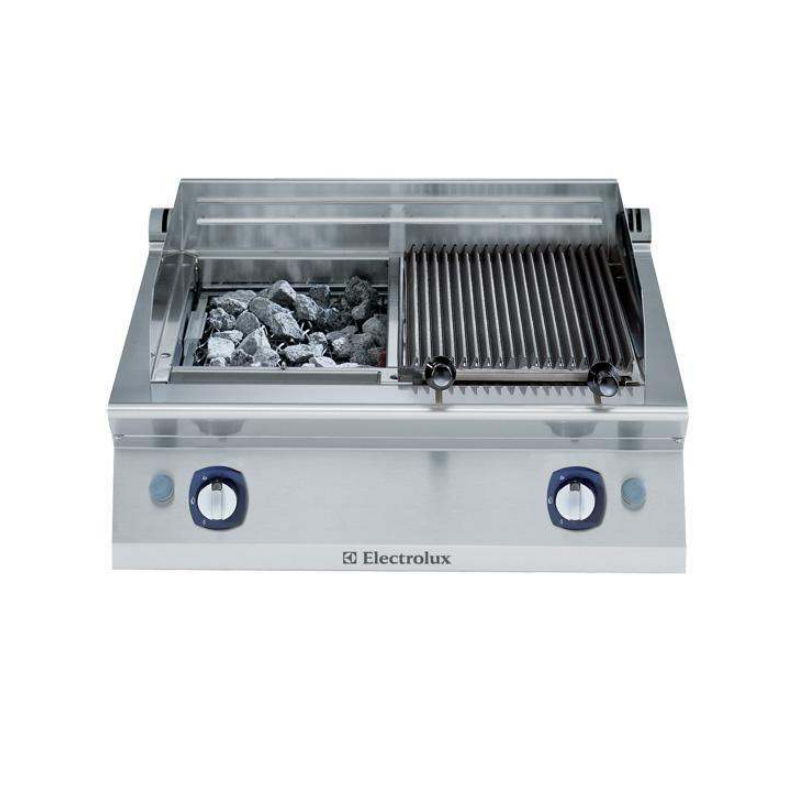 Electrolux 700XP Bench Top Gas Lava Stone Chargrill 800mm E7GRGHLC00