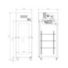 Fresh Refrigeration KTM-25RG1 Single Glass Door Refrigerator