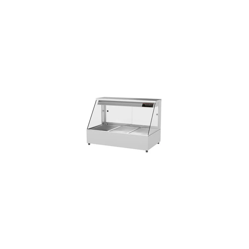 Woodson 3 Module Hot Food Bar - Straight Glass 1030mm W.HFS23