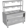 Culinaire Bain Marie Hot Cupboards Island With 2 Tier Heated Gantry - CH.BMH.I.GDD.7