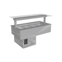 Culinaire Refrigerated Wells - Self Contained Counter Line - Drop-In - CR.CWCF.D.GSF.4