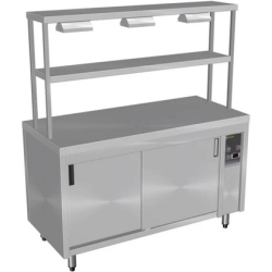 Culinaire Hot Cupboards Island With 2 Tier Heated Gantry - CH.HC.I.GDT.4