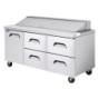 FRESH REFRIGERATION SALAD & SANDWICH PREP TABLE ( DRAWER ) - FSU-72-D6