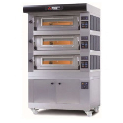 MORETTI FORNI ELECTRIC OVEN SERIES TRIPLE DECK OVEN ON STAND (OR PROVER) - COMP S125E/3/S