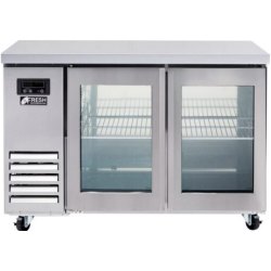 FRESH REFRIGERATION SIDE MOUNT DOUBLE DOOR UNDER COUNTER REFRIGERATOR  - FT-1200RG