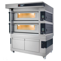 MORETTI FORNI ELECTRIC OVEN SERIEP AMALFI DOUBLE DECK OVEN ON STAND - COMP C/2/S