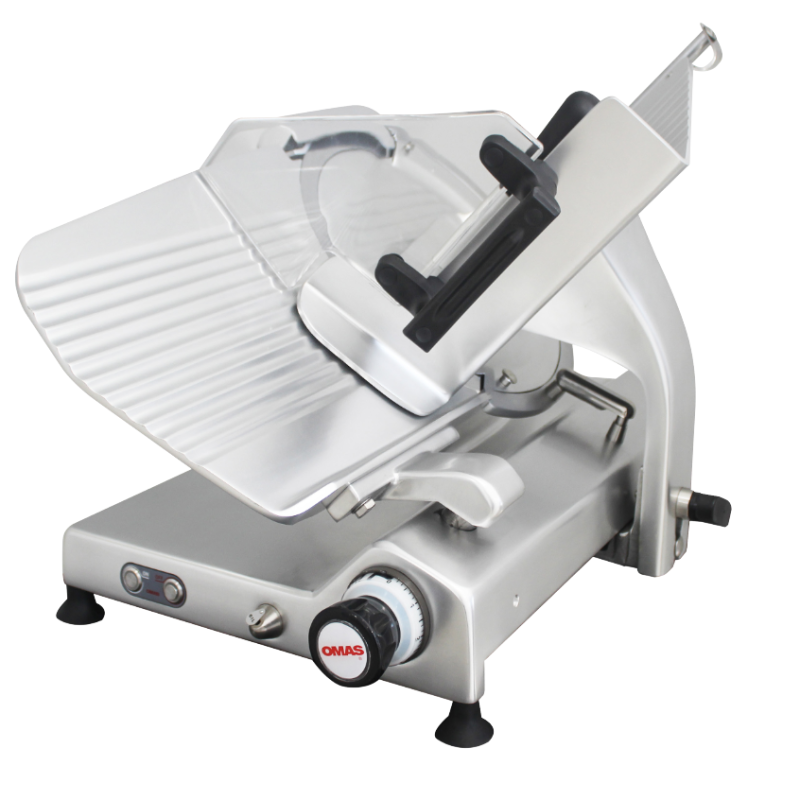 BRICE MANUAL GRAVITY FEED HEAVY DUTY COMMERCIAL MEAT SLICER OMASLC300