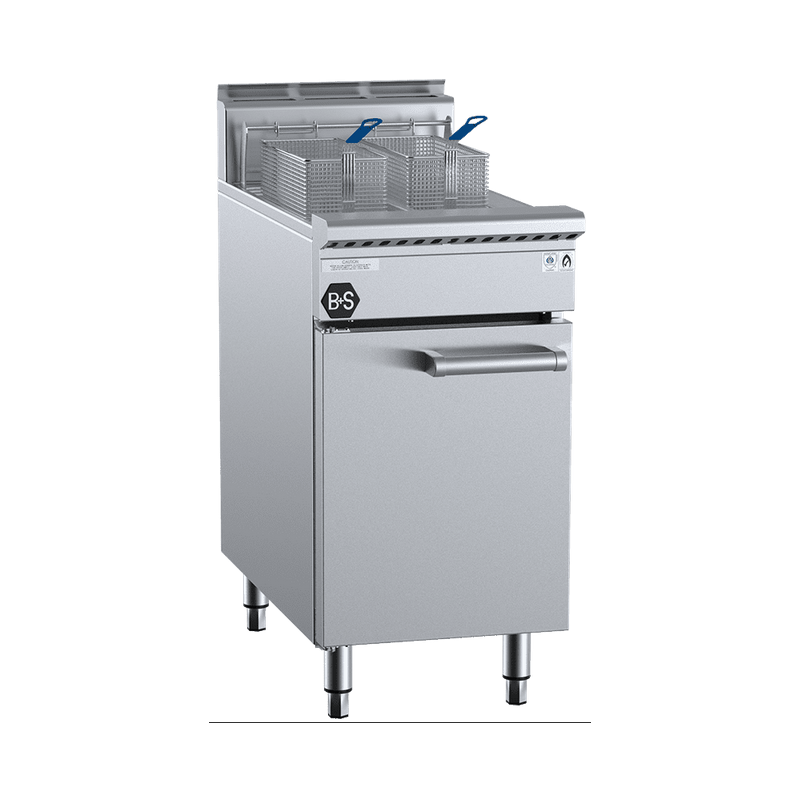 B+S COMMERCIAL KITCHENS - SPLIT PAN TURBO FRYER-TF-451S