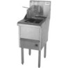 Complete WRF-3/18 Three Pan Fish and Chips Deep Fryer - 20 Liter Capacity 