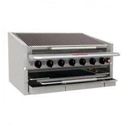 MagikitchN 600 Series Radiant Grill Charbroiler 7 Burners - CM-636-RMB