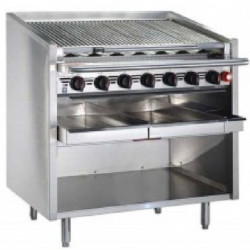 Magikitchn 600 Series Radiant Grill/ Charbroiler 610mm (Floor Model) - FM-624-RMB