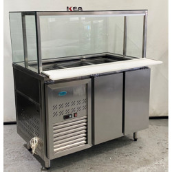 Ice Blue  Noodle Bar 2 Door Fridge  NBF-1275