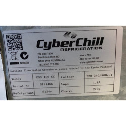 CyberChill Single Door Space Saver Refri